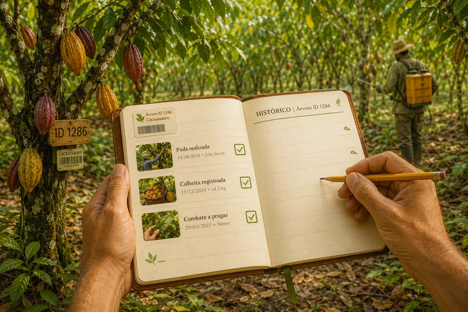 Histórico acumulado de registros do Cacaussauro ao longo do tempo
