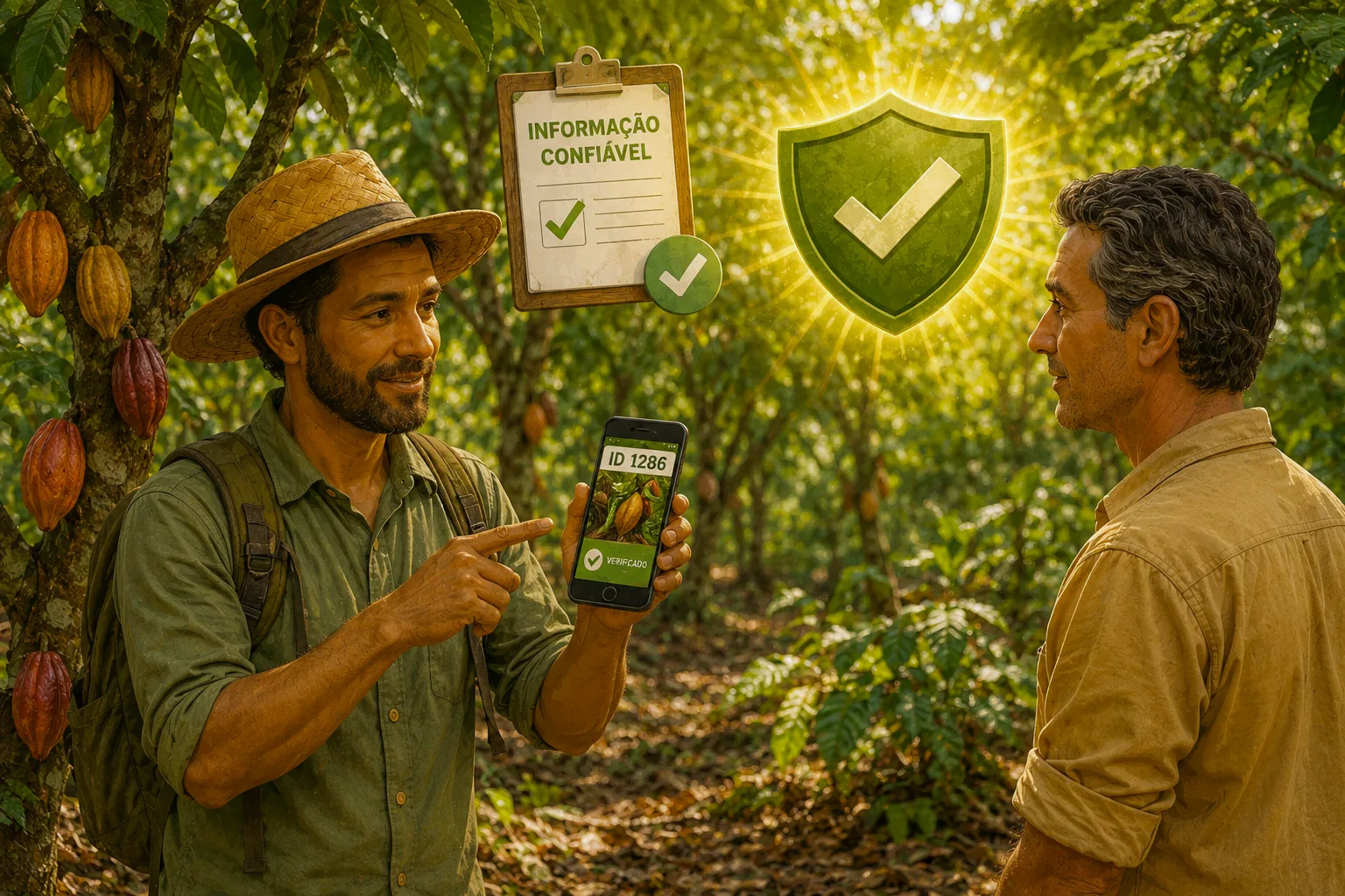 Compromisso com transparência por meio de registros reais e verificáveis